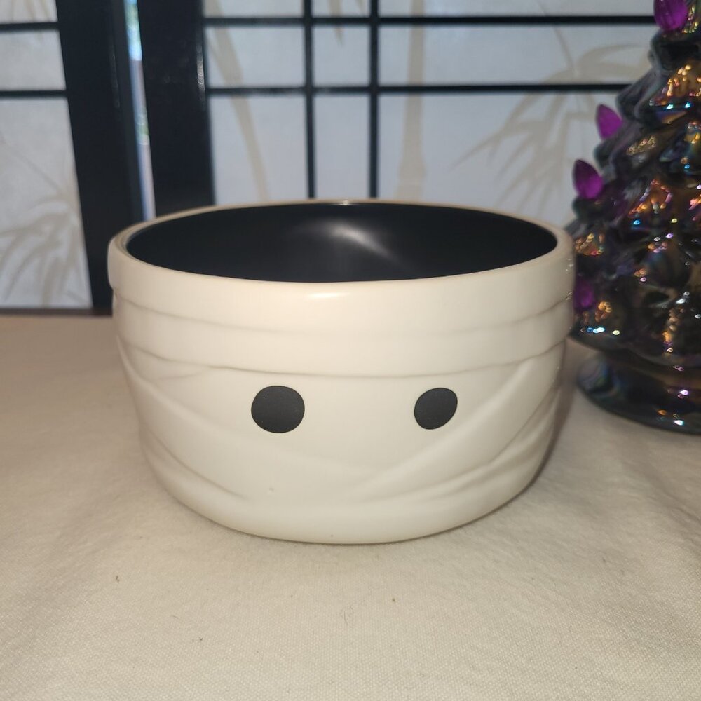 Rae Dunn "Spooky" Mummy Candy Bowl